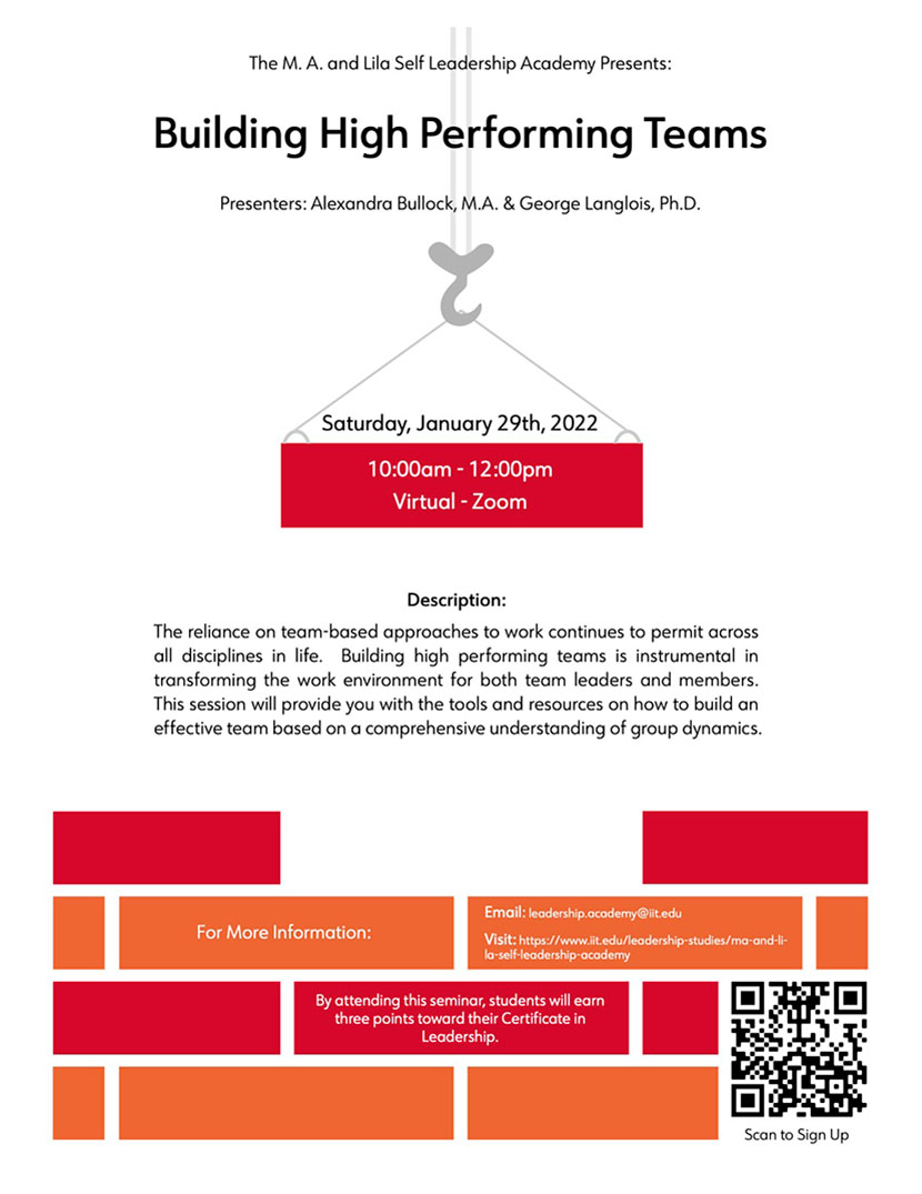 Leadership Academy Seminar #3 - Building High Performing Teams