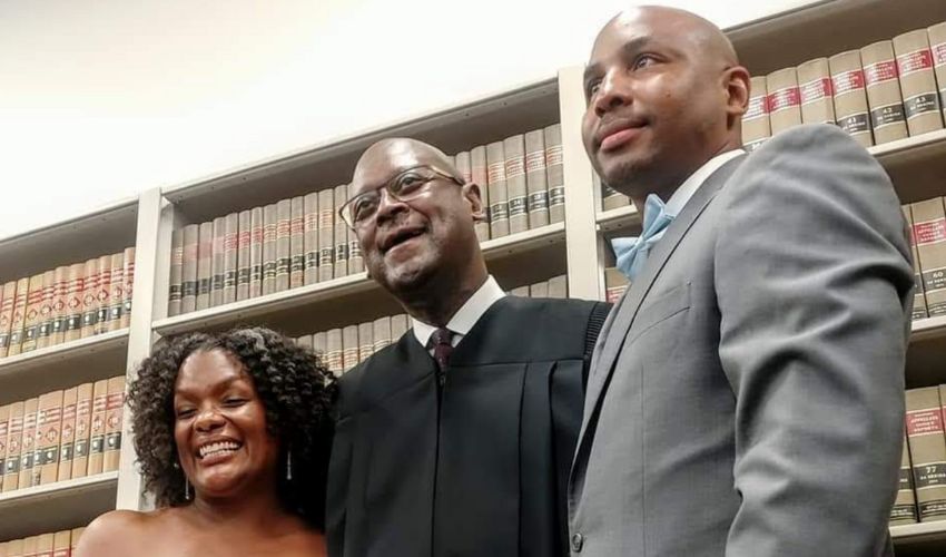 Marshan Allen is married to Tamala Allen by Illinois Supreme Court Justice P. Scott Neville Jr.