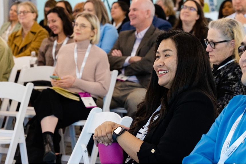 Rohit Prasad and Raj Echambadi fireside chat at Times Higher Education Digital Universities US Conference hosted by Illinois Tech