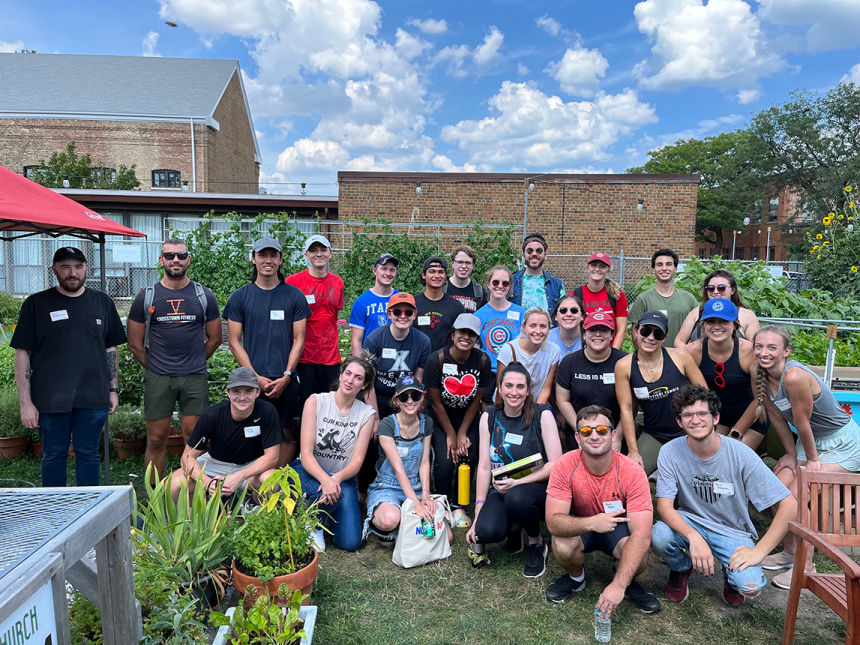 Public Service Day volunteers at Just Roots Chicago