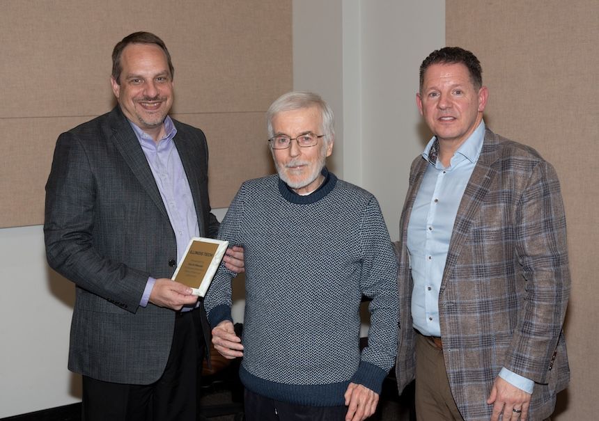 Kevin Cassel, Kevin Meade, and Louis Cattafesta at Illinois Institute of Technology