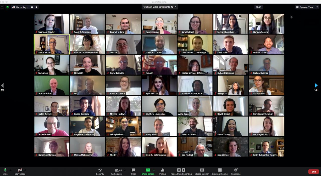 COVID Collective Zoom group photo