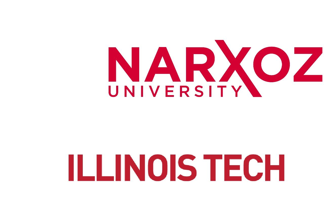 Logos of Illinois Tech and Narxoz University