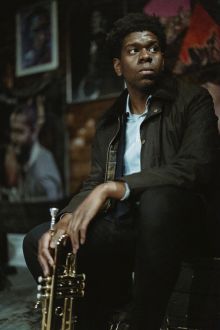 Photo of Dakarai Barclay, featured musician at the Wildflower Music Festival