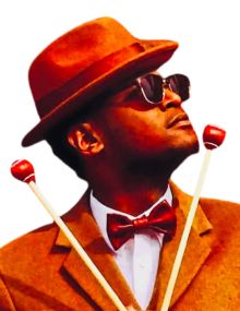 Headshot of Thaddeus Tukes, featured musician at the Wildflower Music Festival