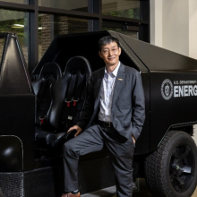 Photo of Nagib Lecture Guest Speaker James Li, director of the America’s Additive Foundry Consortium and the UTRGV Institute for Advanced Manufacturing