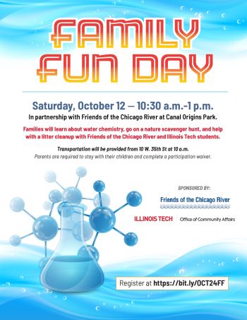 Flyer for Family Fun Day: Water Chemistry