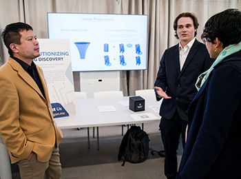 Illinois Tech faculty member David Minh and recent graduate David Cooper