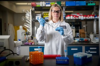 An Illinois Tech alum works at the university’s Institute for Food Safety and Health