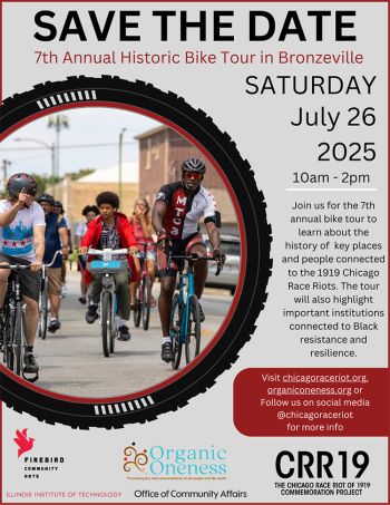 Bronzeville 2025 CRR19 Bike Tour Poster