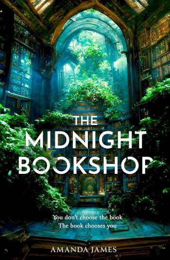Book cover image of The Midnight Bookshop by Amanda James