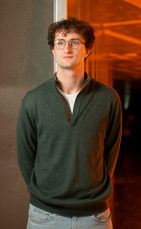 Environmental shot of Owen Walsh (FIN, M.S. FIN 4th Year)