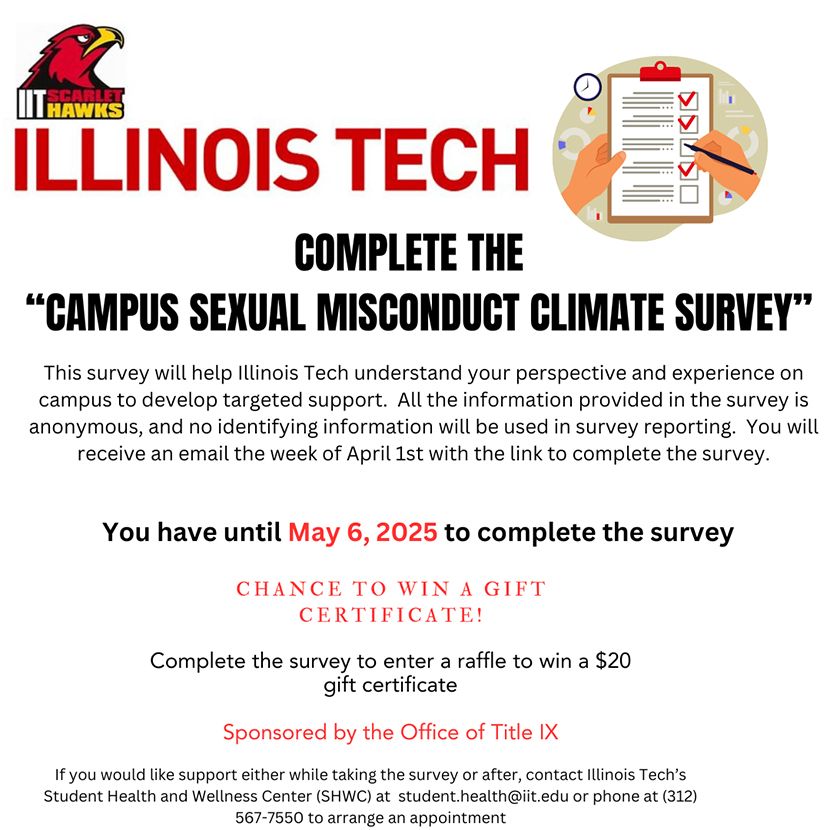 Complete the Campus Sexual Misconduct Climate Survey